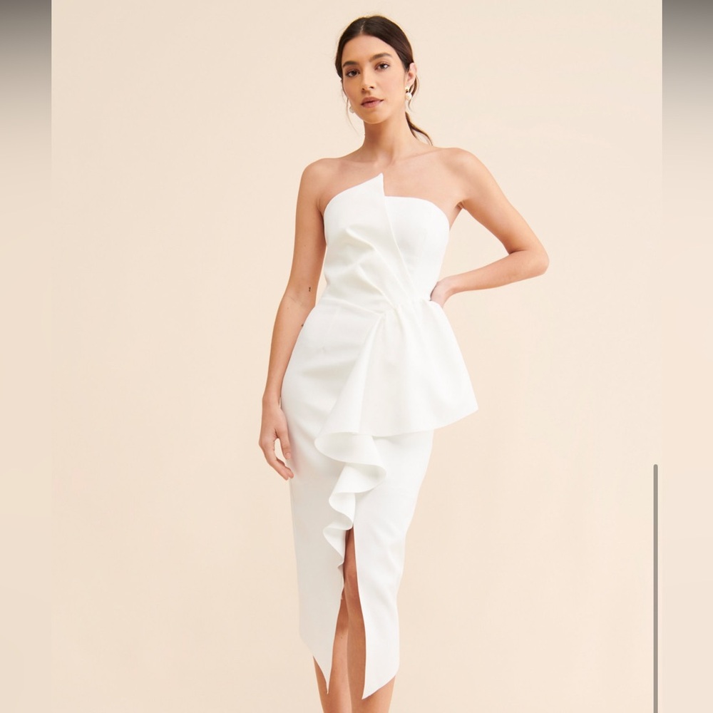 Strapless Reception Dress